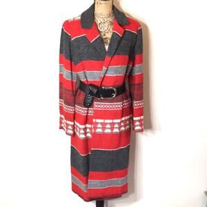 Western style coat unbranded women Boho EUC red